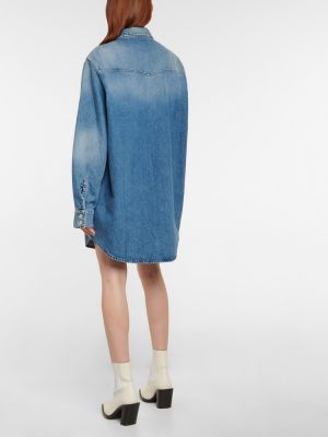 Sukienka jeansowa oversize 3x1 N.y.c. niebieska