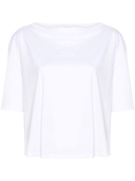 Kokvilnas t-krekls Allude balts
