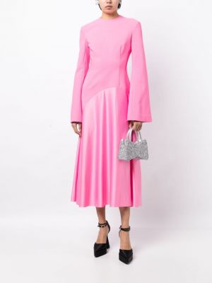 Midi šaty Solace London růžové