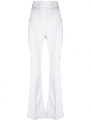 Pantalon taille haute large Jacquemus blanc