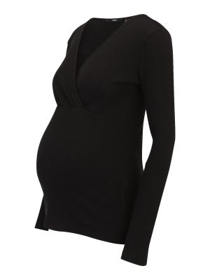 Tricou cu mânecă lungă Vero Moda Maternity negru