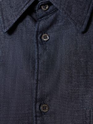Nylonowa kurtka jeansowa dwustronna Aspesi