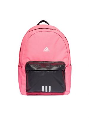 Prugasti prugasti ruksak Adidas ružičasta