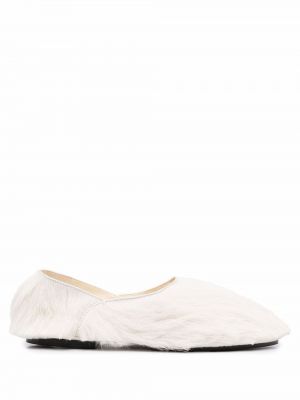 Ballerinasko Jil Sander hvit