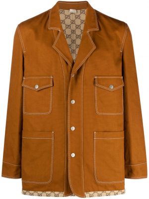Reverzibilna jakna Gucci smeđa