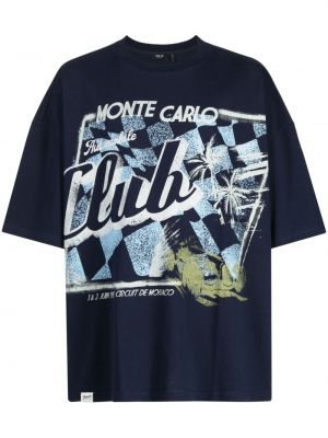 T-shirt con stampa oversize Five Cm blu
