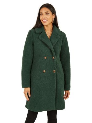 Пальто Yumi зеленое