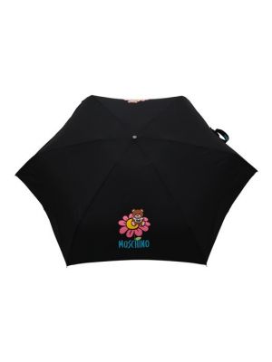 Черный зонт Moschino