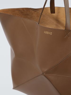 Большая сумка Loewe коричневая