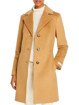 Пальто кэмел Calvin Klein коричневое