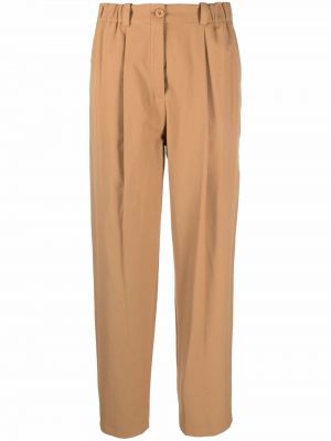 Pantalon chino plissé Kenzo marron