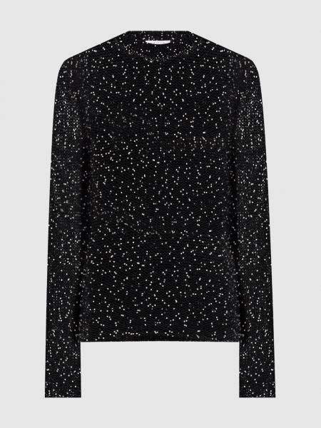 Шовковий светр з бісером Gabriela Hearst чорний