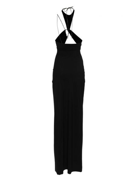 Asimetriškas maksi suknelė Amazuìn juoda