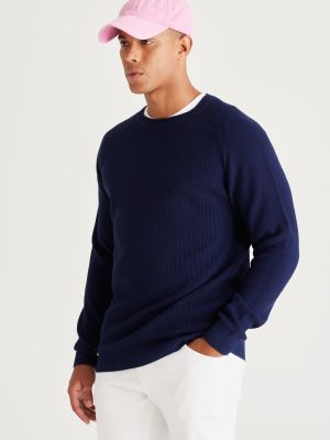 Пуловер Ac&co / Altınyıldız Classics синьо