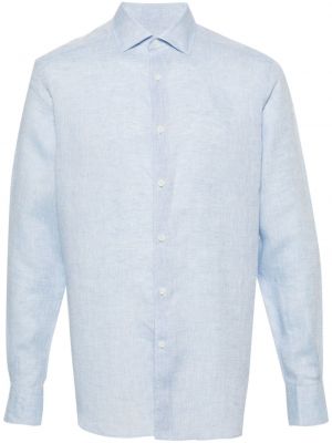 Chemise en lin avec manches longues Zegna