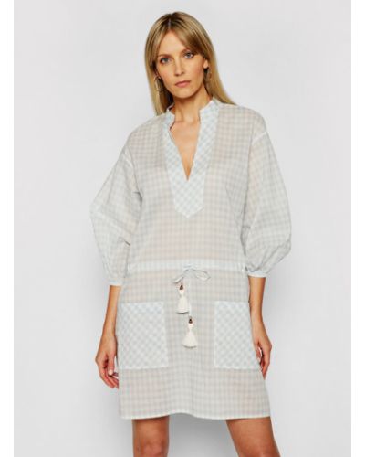 Tory Burch Rochie de plajă Tunic 82129 Albastru Regular Fit