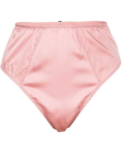 Pantalones de cintura alta Fleur Du Mal rosa