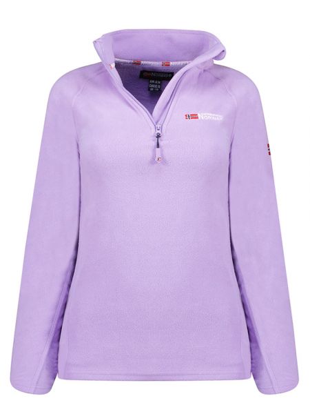 Флисовый свитер Geographical Norway фиолетовый