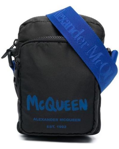 Sac à imprimé Alexander Mcqueen noir