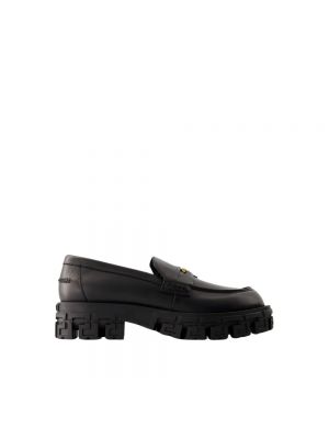 Loafers di pelle Versace