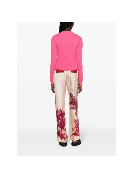 Pantalones de seda con estampado F.r.s For Restless Sleepers rosa