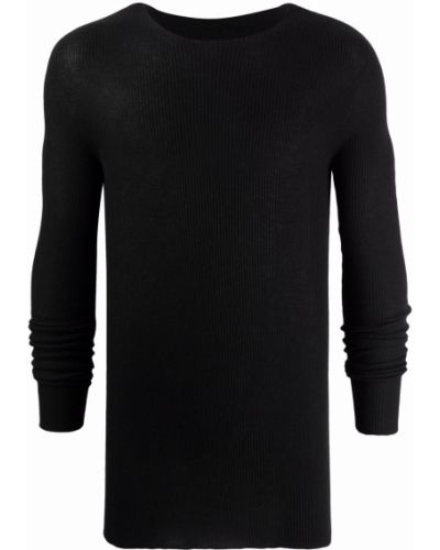 Jersey de tela jersey Rick Owens negro