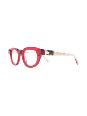 Caurspīdīgs brilles Kuboraum sarkans