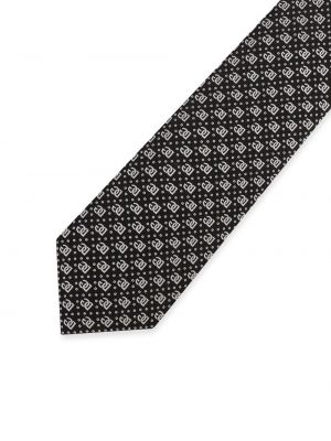 Žakárová hedvábná kravata Dolce & Gabbana