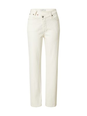 Jeans Abercrombie & Fitch blanc