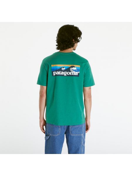 Tričko s kapsami Patagonia zelené