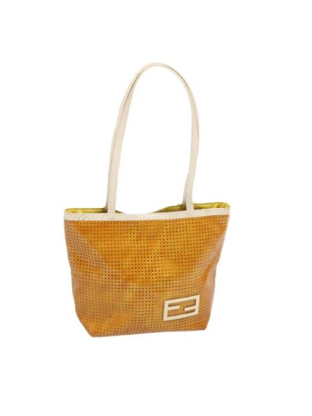 Retro shopper handtasche Fendi Vintage gelb