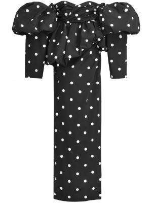 Saténové koktejlové šaty Marc Jacobs