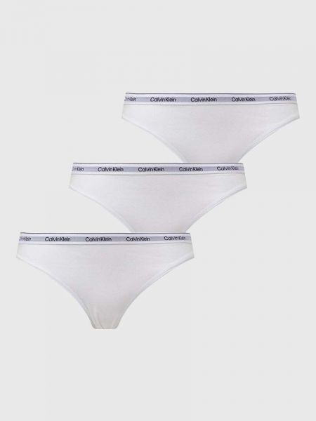 Białe slipy Calvin Klein Underwear