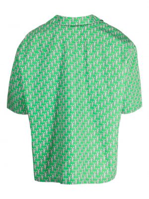 Kokvilnas krekls ar apdruku Natasha Zinko zaļš