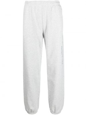 Pantalon de joggings à imprimé Sporty & Rich gris