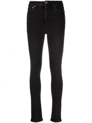 Jeans skinny taille haute Rag & Bone noir