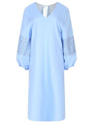 Льняное платье Holy Caftan голубое