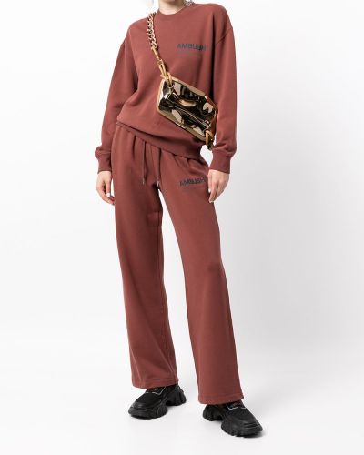 Pantalones de chándal de tejido fleece Ambush marrón