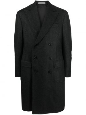 Kašmírový kabát Corneliani sivá