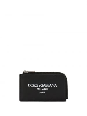 Portofel cu fermoar cu imagine Dolce & Gabbana