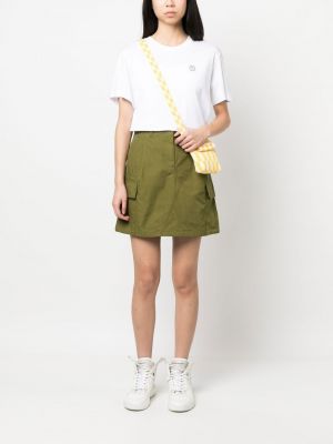 Bavlněné mini sukně Kenzo zelené