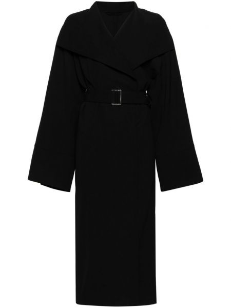 Dlhý kabát Totême čierna