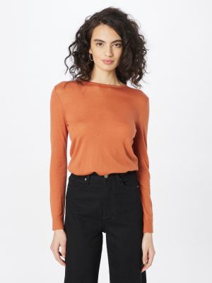 Pulover slim fit Calvin Klein portocaliu