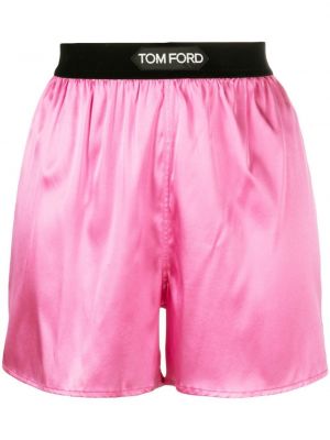 Shorts di jeans Tom Ford rosa