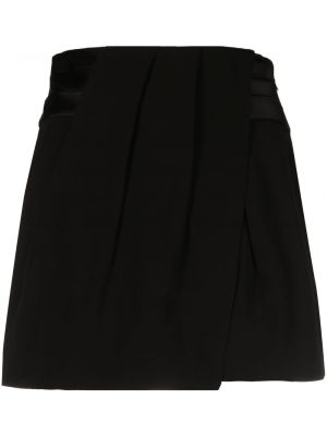 Плисирани шорти Balmain черно