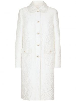 Žakardinis gėlėtas paltas Dolce & Gabbana