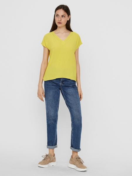 Kratka bluza Aware By Vero Moda žuta