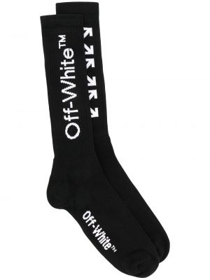 Off-White calcetines Arrows con logo - Negro Off-white