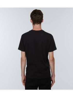 Bombažna srajca Moncler črna