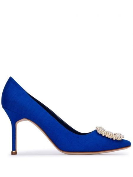 Pumps Manolo Blahnik blå